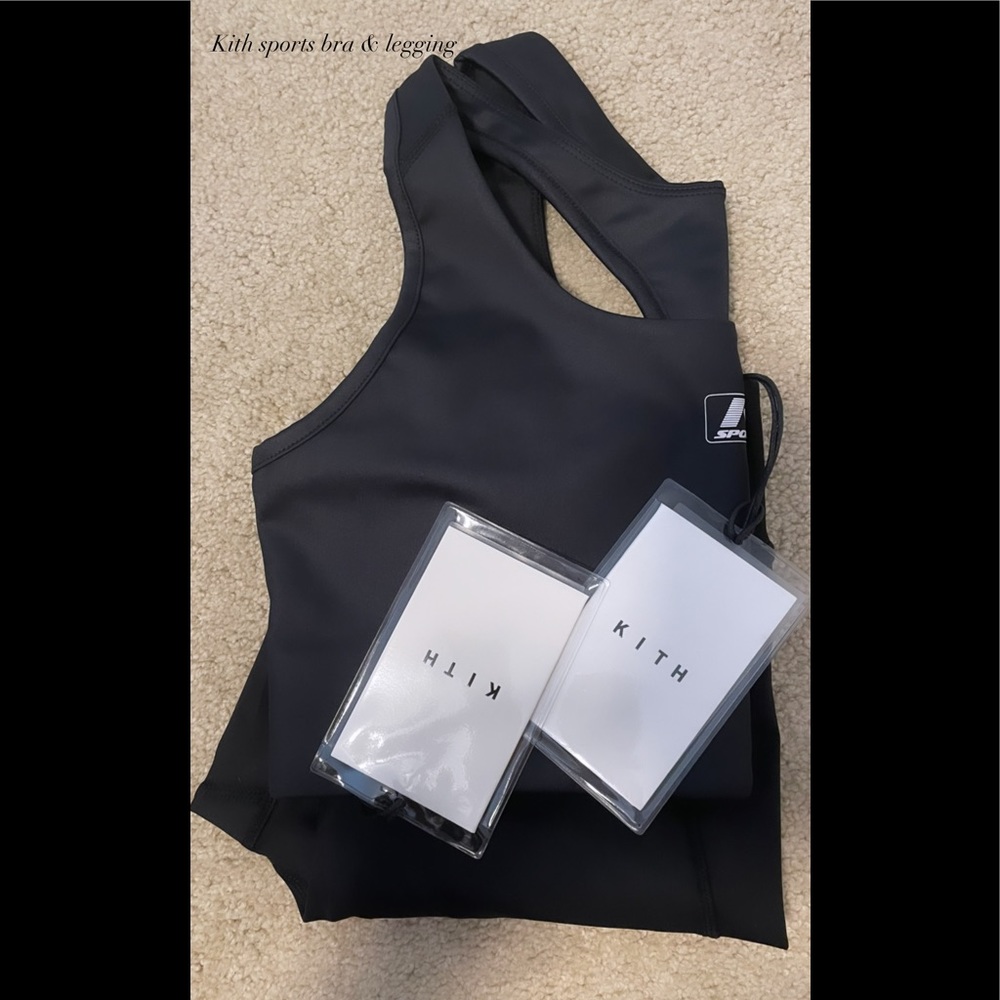SOLD - Kith sports bra medium & legging small set